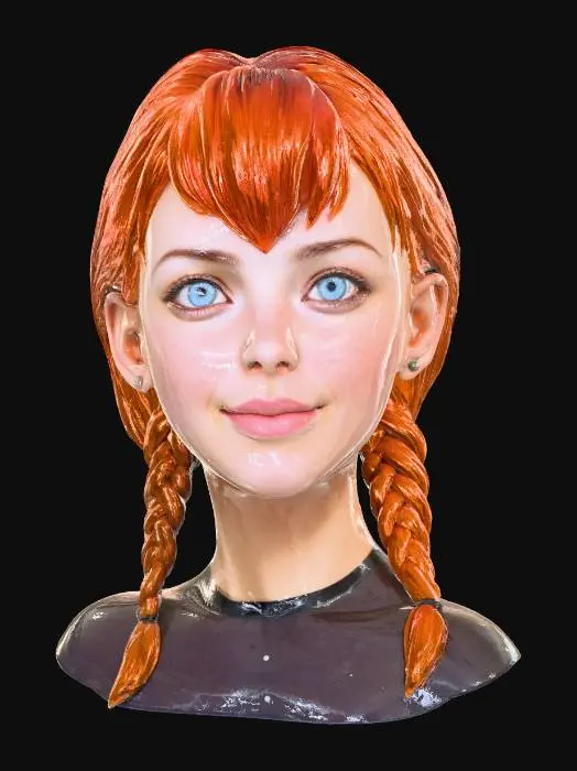 3D model for Autumn Braids