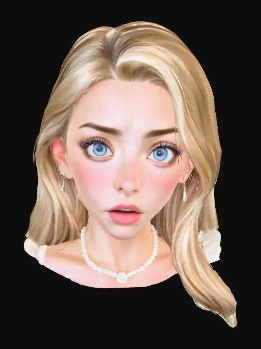 3D model for Dreamy Expression