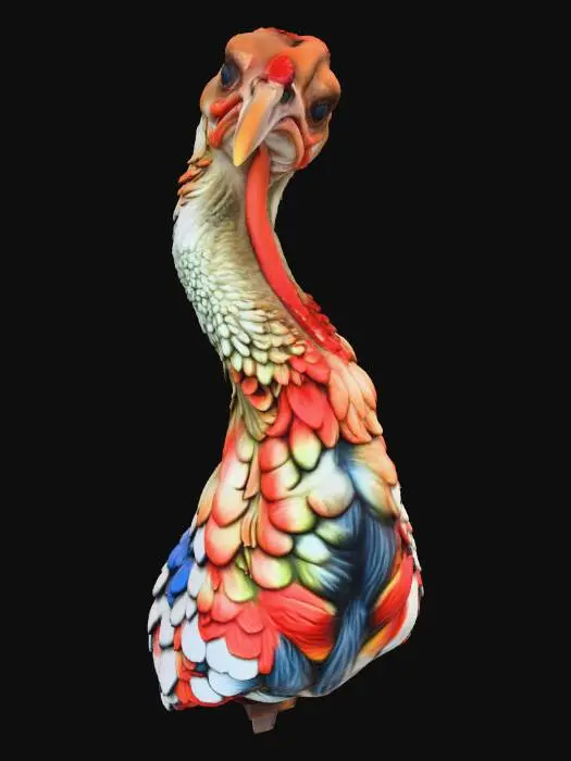 3D model for Patriotic Poultry, #Thanksgiving#