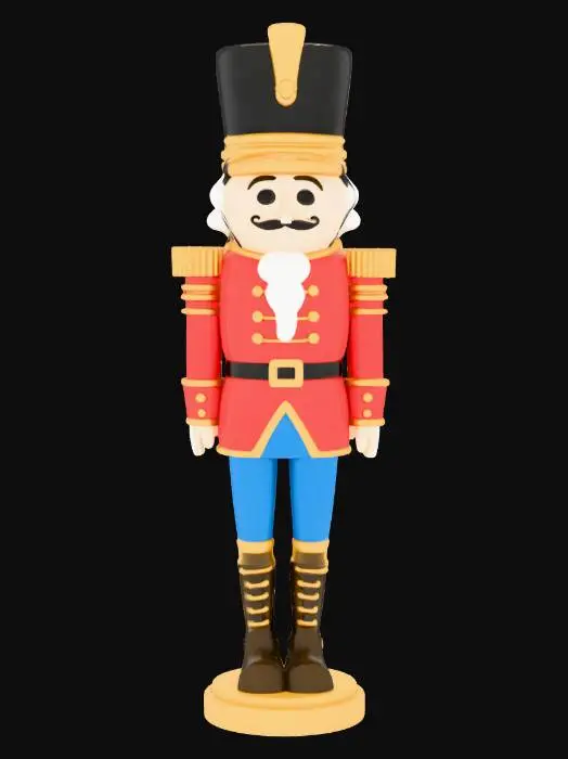 3D model for Nutcracker Soldier, #Christmas2025#