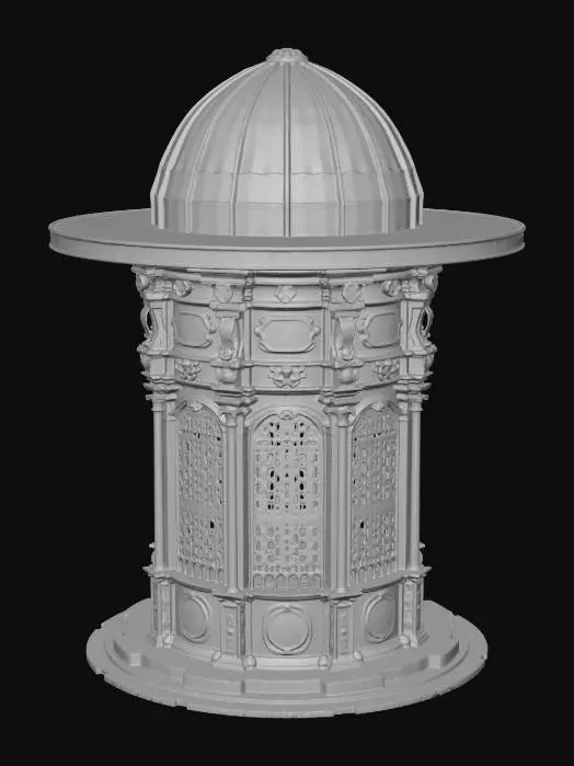 3D model for Night Fountain Scene