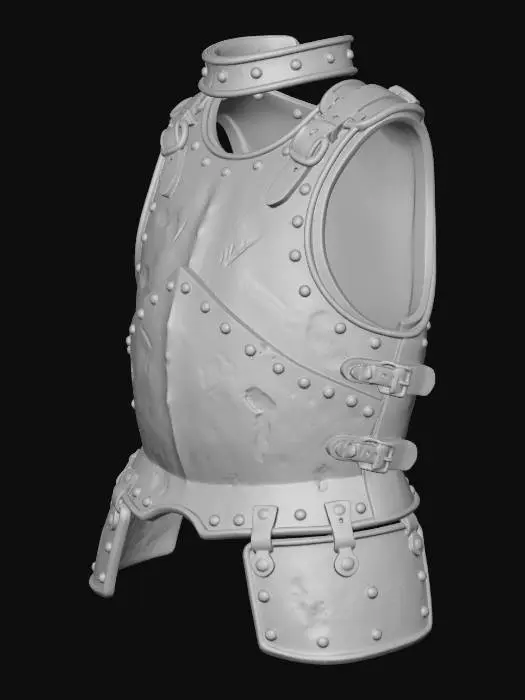3D model for Riveted Steel Breastplate