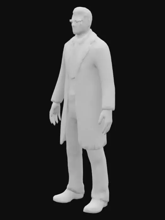 3D model for Scientist in White Coat