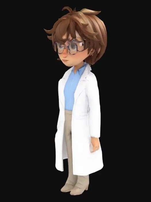 3D model for Scientist Character