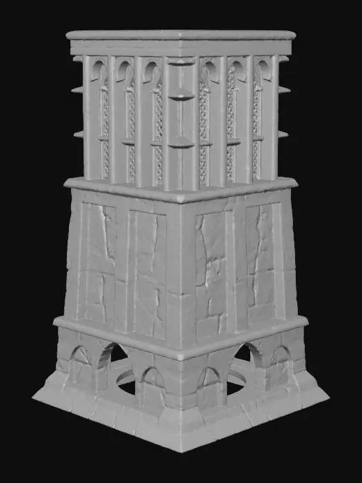 3D model for Desert Tower Illusion