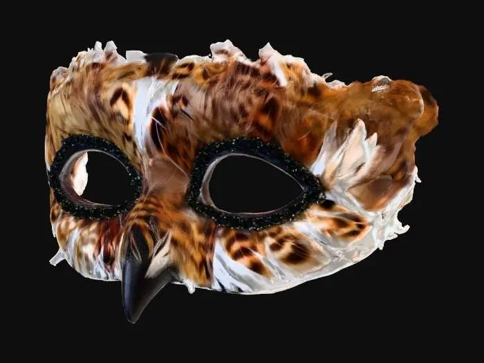 3D model for Feathered Mask