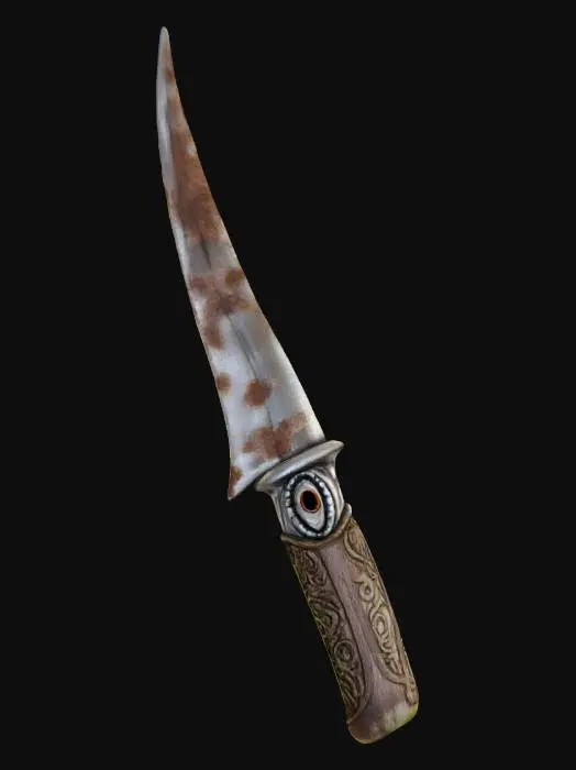3D model for Curved Dagger