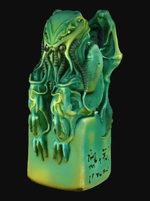 3D model for Cthulhu Idol Statue