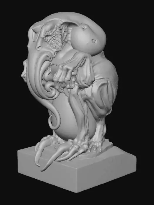 3D model for Cthulhu Idol