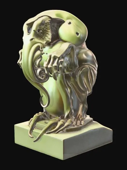 3D model for Cthulhu Idol