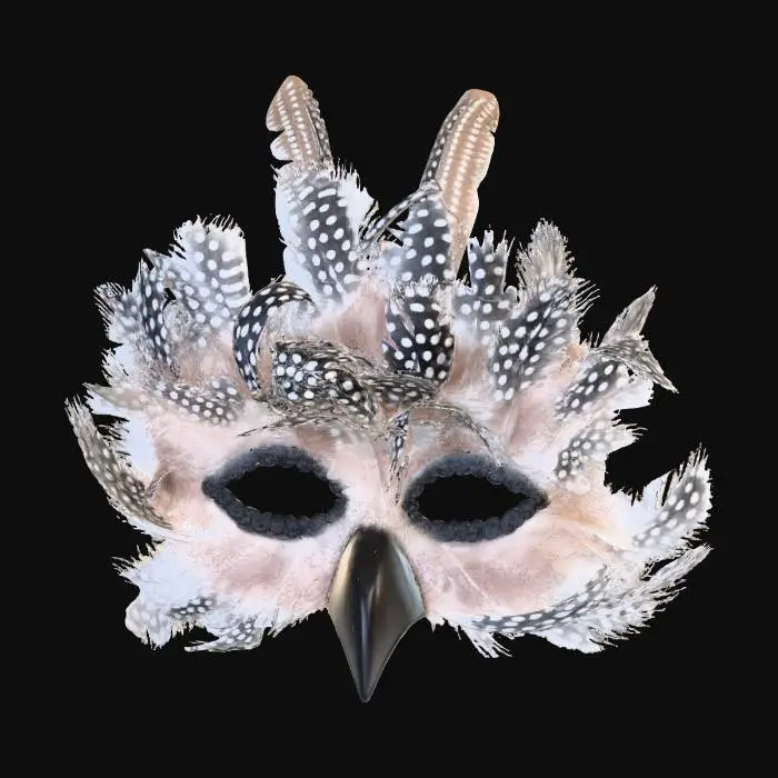 3D model for Feathered Owl Mask