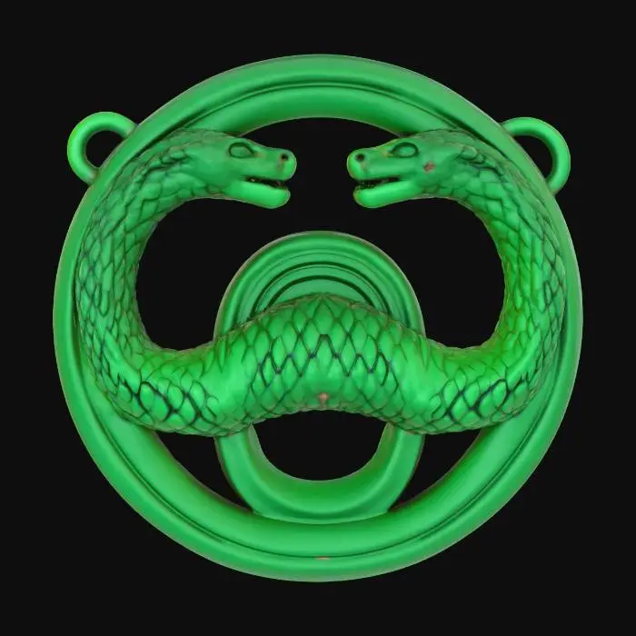 3D model for Twin Serpent Emblem