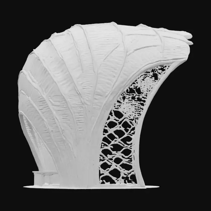 3D model for Shell Pavilion