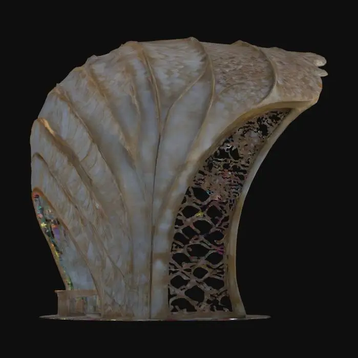 3D model for Shell Pavilion