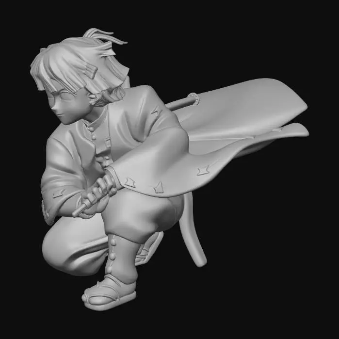 3D model for Zenitsu_Raios