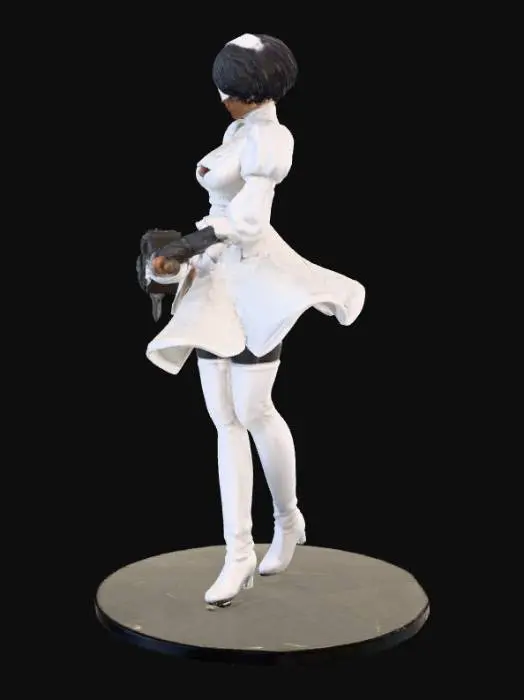 3D model for Warrior in White