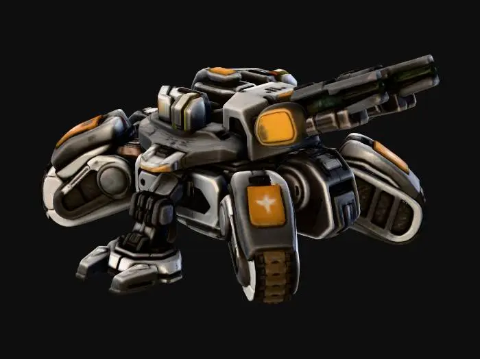 3D model for Siege Tank