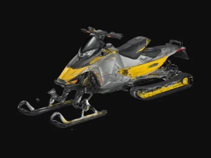 3D model for A Ski-Doo snowmobile