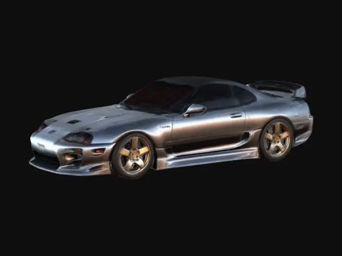 3D model for 










ultra-high quality, high poly, 4k resolution, ultra-realistic, 3d model of a 1997 Toyota Supra, cool decal on side