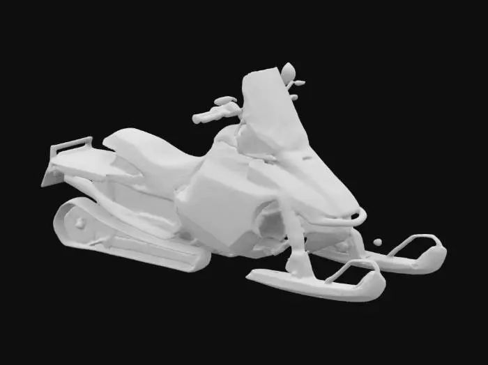 3D model for A Polaris snowmobile