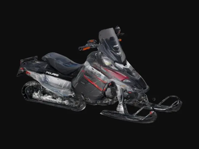 3D model for A Polaris snowmobile