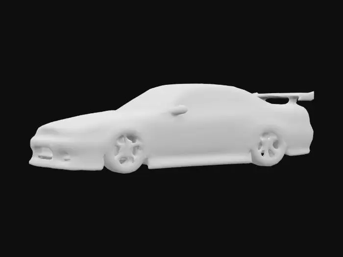 3D model for ultra-high quality, high poly, 4k resolution, ultra-realistic, 3d model of a 1999 Nissan Skyline GT-R R34. to scale, precise proportions