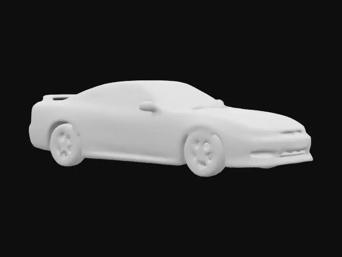 3D model for ultra-high quality, high poly, 4k resolution, ultra-realistic, 3d model of a 1995 Mitsubishi Eclipse GSX. to scale, precise proportions