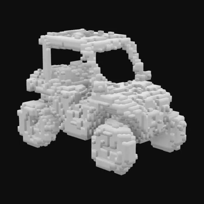 3D model for A Polaris RZR, snowmobile