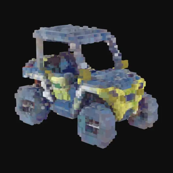 3D model for A Polaris RZR, snowmobile