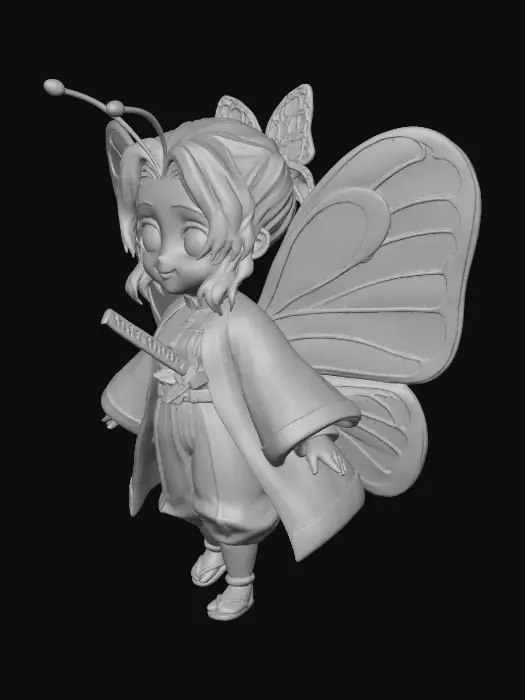 3D model for 胡蝶忍_巴大蝶联动二创.png