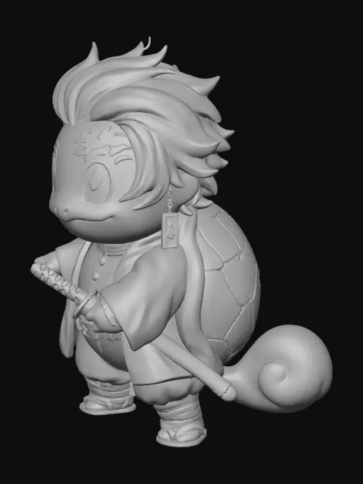 3D model for 杰尼龟联动二创.png