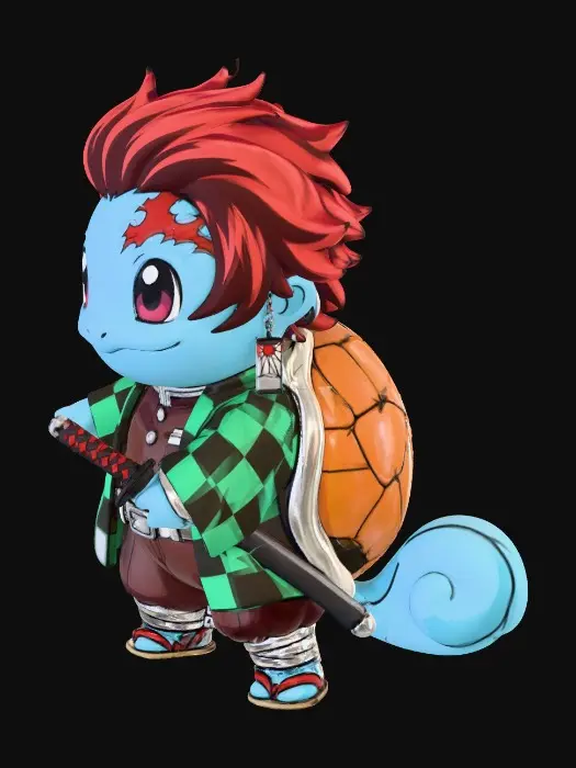 3D model for 杰尼龟联动二创.png