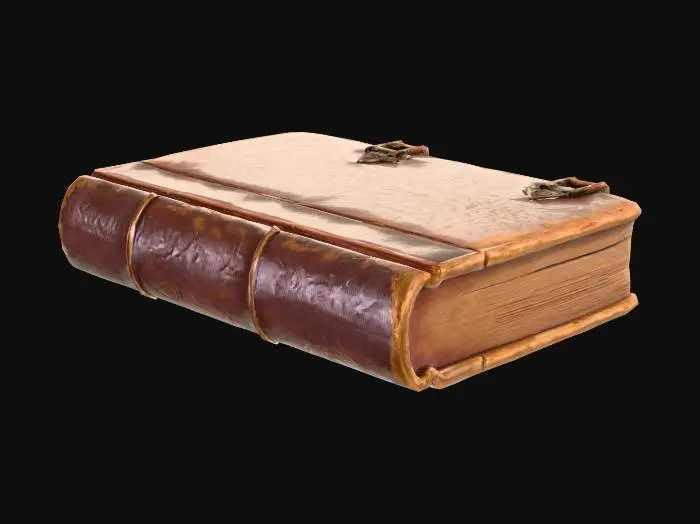 3D model for simple book 04