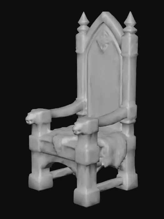 3D model for Throne of Heritage
