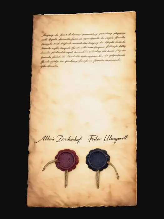 3D model for Wax Seal Document