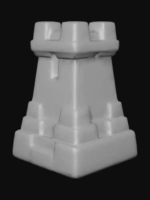 3D model for Stone Rook