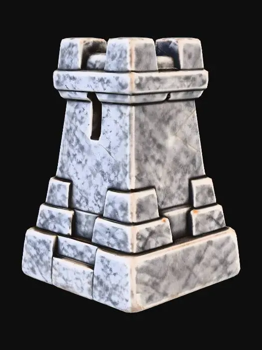 3D model for Stone Rook