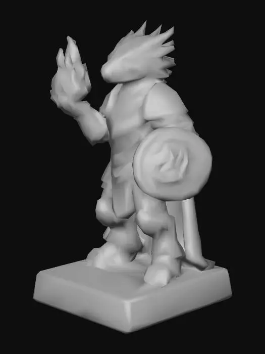 3D model for Dragon Knight Sentinel gamepiece