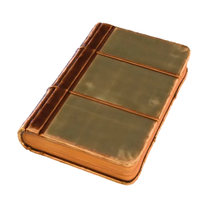 simple book 03 - Education 3D model, vytvořený pomocí AI