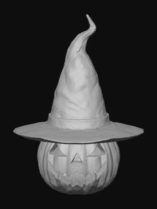 3D model for Wicked Pumpkin Wizard