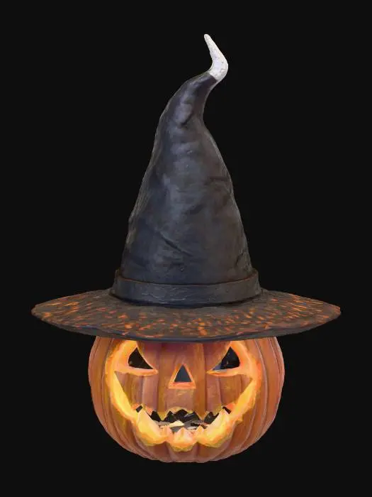 3D model for Wicked Pumpkin Wizard