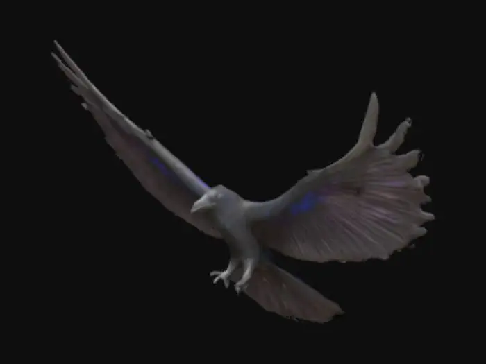 3D model for Blackbird in Flight