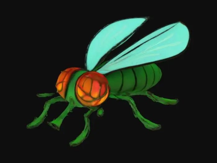 3D model for Green Buzzfly
