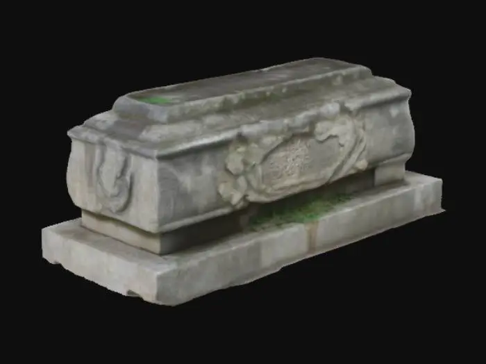 3D model for Stone Sarcophagus