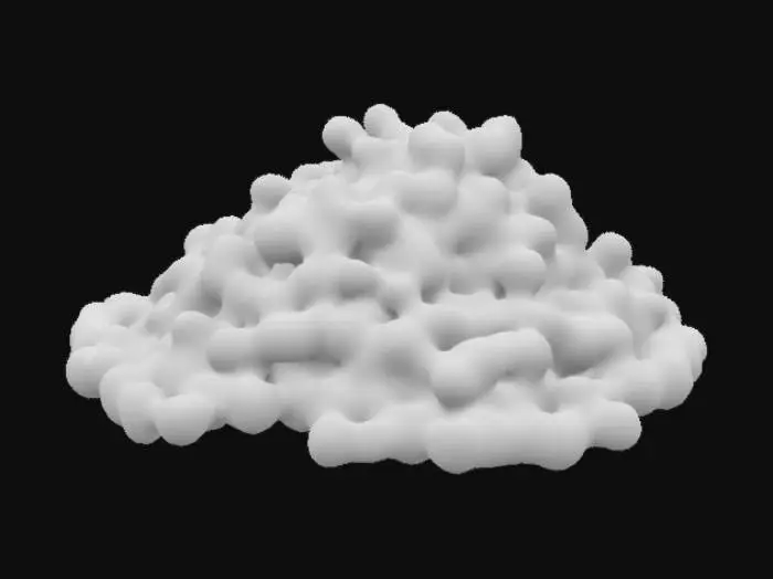 3D model for Cheese Puff Pile