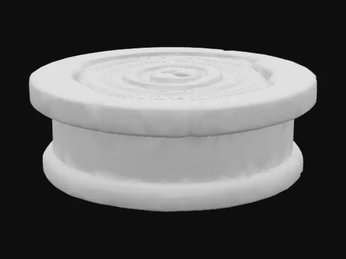 3D model for Stone Spiral Basin, #SketchTo3D#