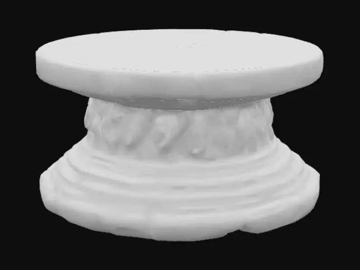 3D model for Ancient Stone Pedestal