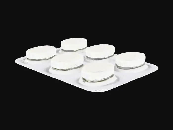 3D model for Blister Pack., #PBR#