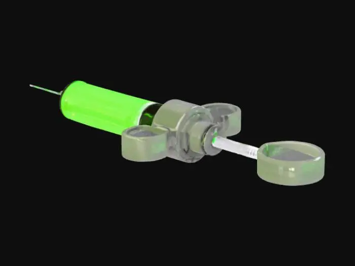 3D model for Futuristic Syringe Design, #PBR#