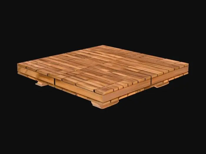 3D model for Wooden Tile Pattern